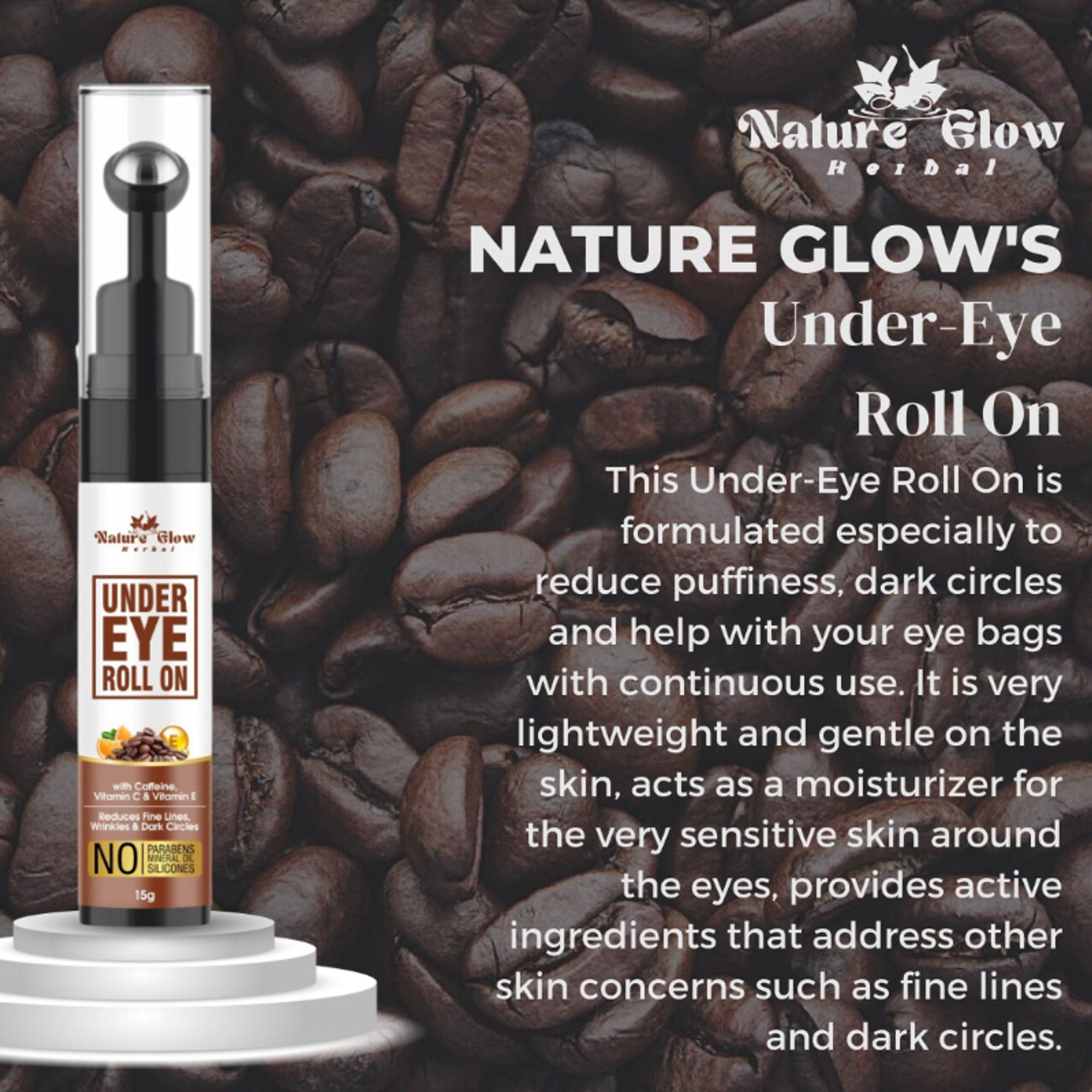 Nature Glow Herbal Under Eye Gel Combo | Grocsy