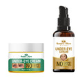 Nature Glow Herbal Under Eye Serum & Eye Cream Combo | Grocsy
