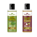 Nature Glow Herbal Neem & 4 In 1 Onion Hair Oil Combo | Grocsy