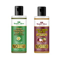 Nature Glow Herbal Bhringraj & 4 In 1 Hair Oil Combo | Grocsy