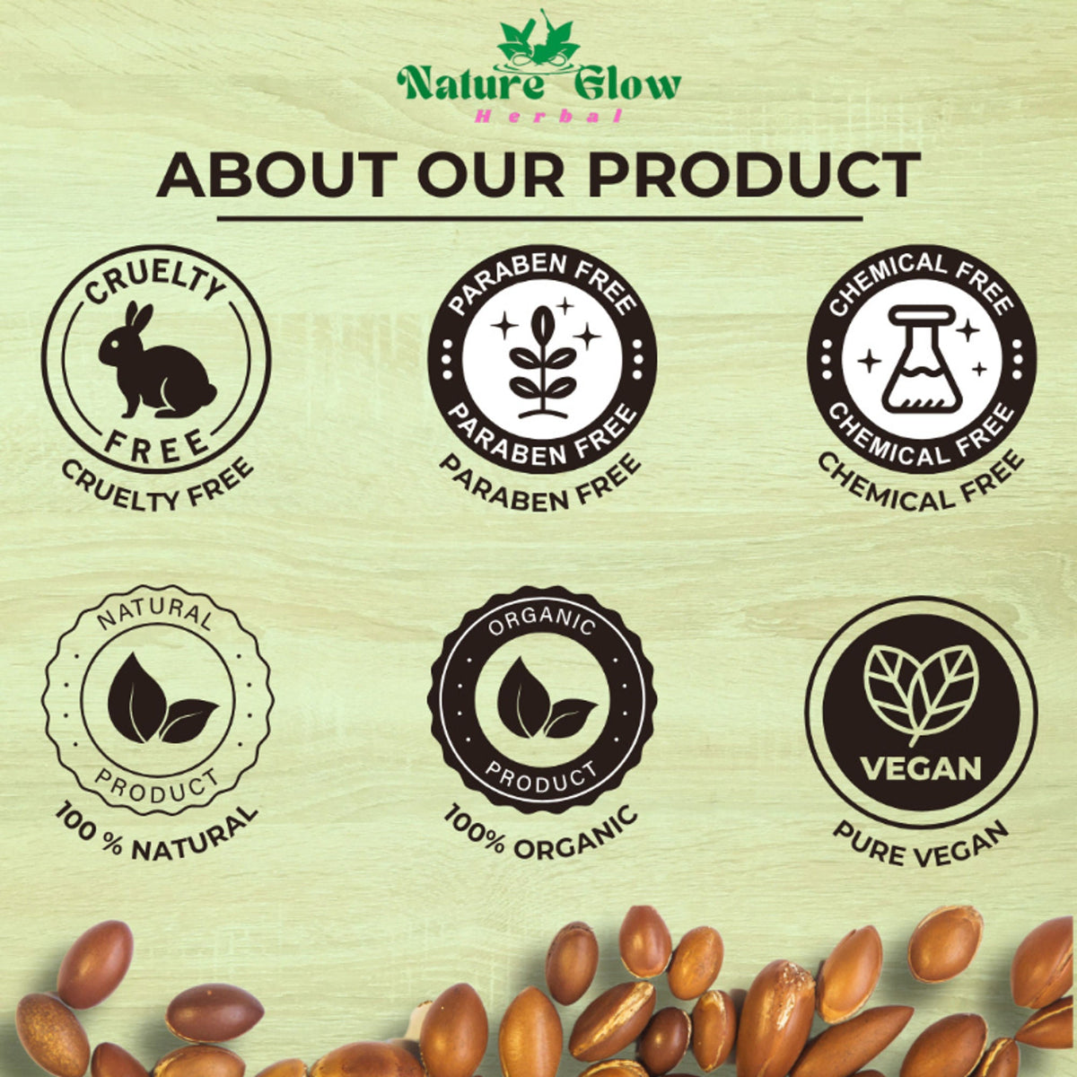 Nature Glow Herbal Argan Facial Oil | Grocsy