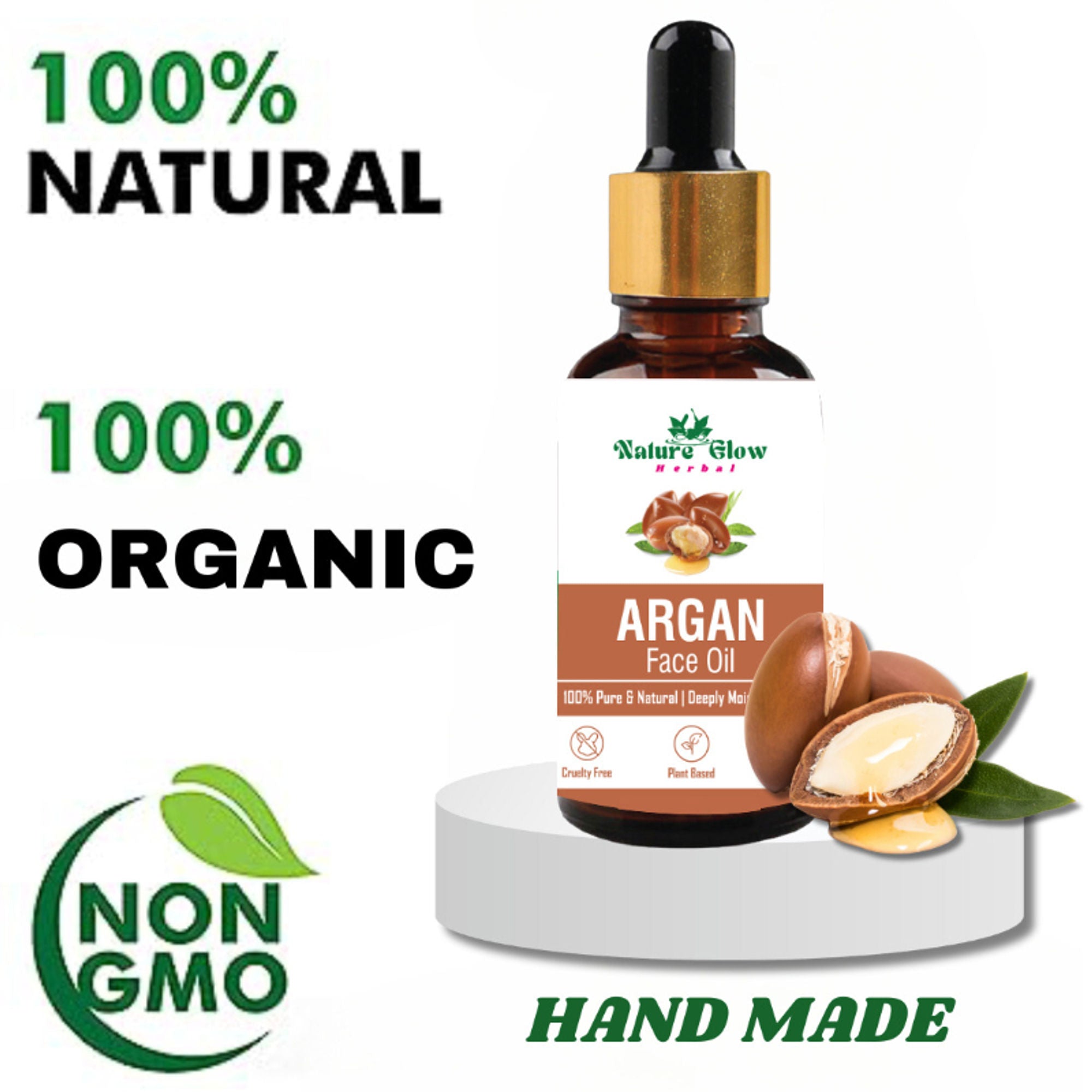 Nature Glow Herbal Argan Facial Oil | Grocsy