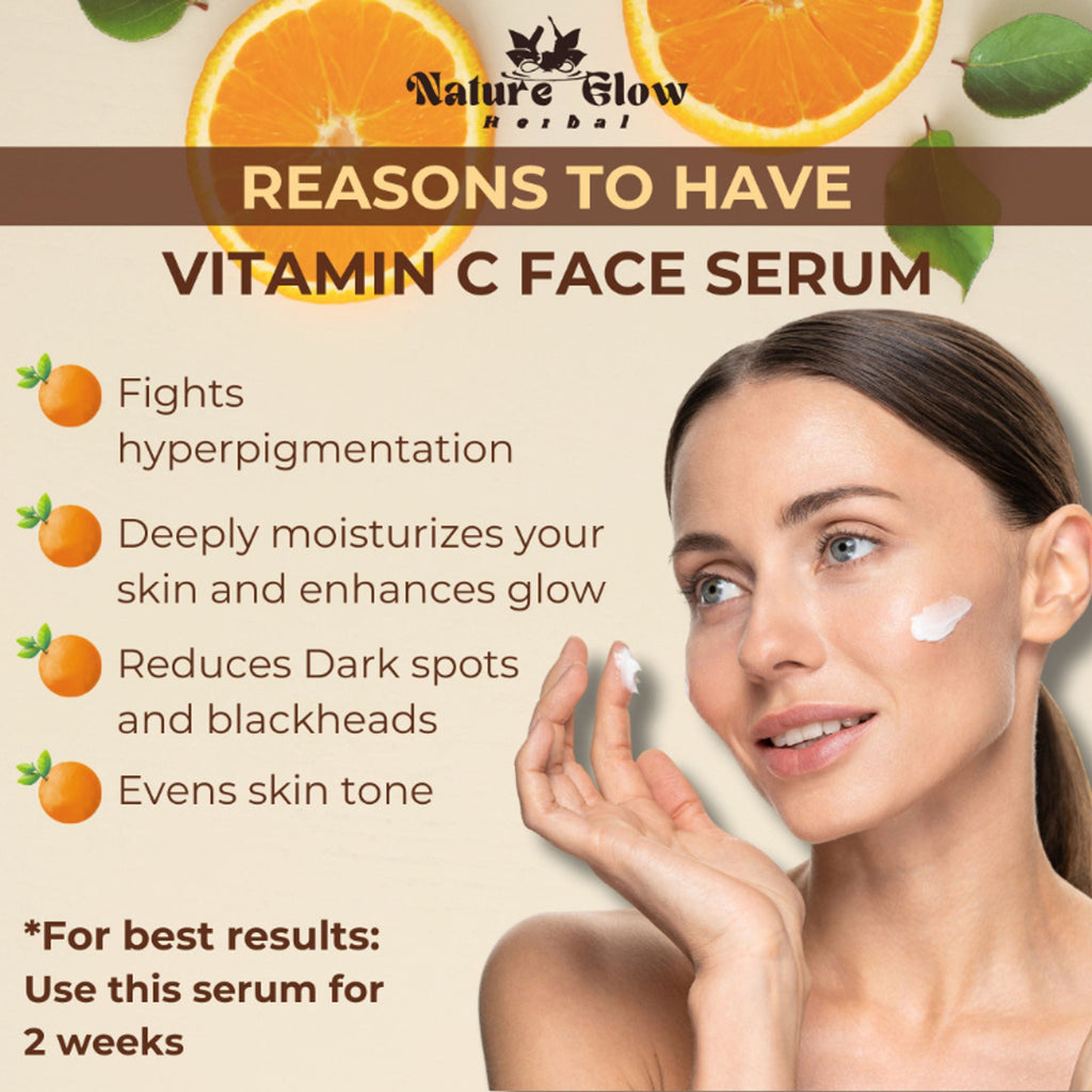 Nature Glow Herbal 20% Vitamin C Serum | Grocsy