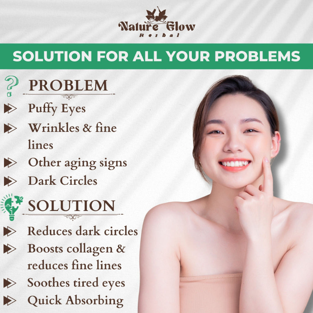 Nature Glow Herbal Under Eye Serum | Grocsy