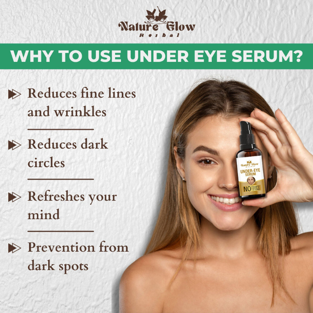 Nature Glow Herbal Under Eye Serum | Grocsy