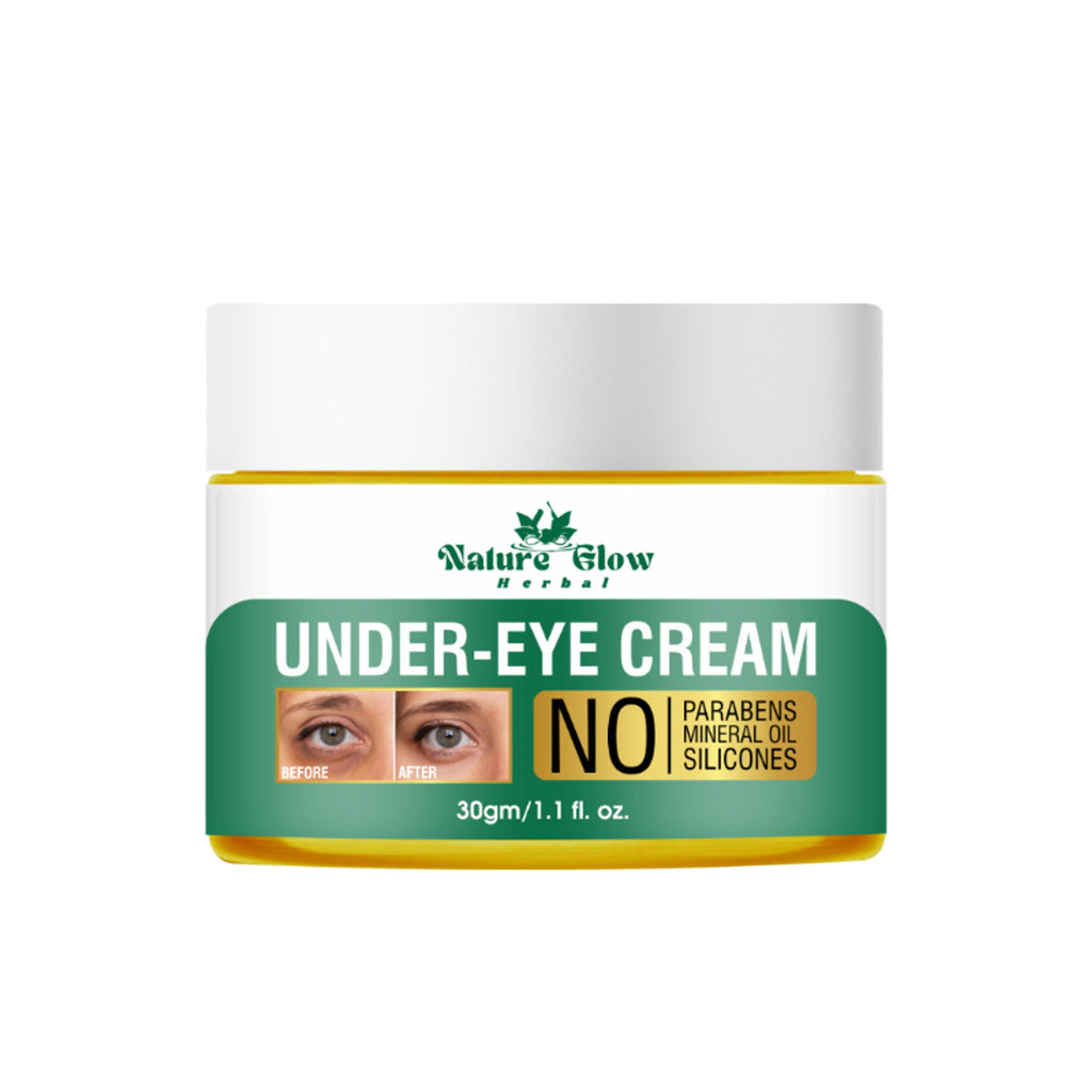Nature Glow Herbal Under Eye Cream, Brighten, Hydrate | Grocsy