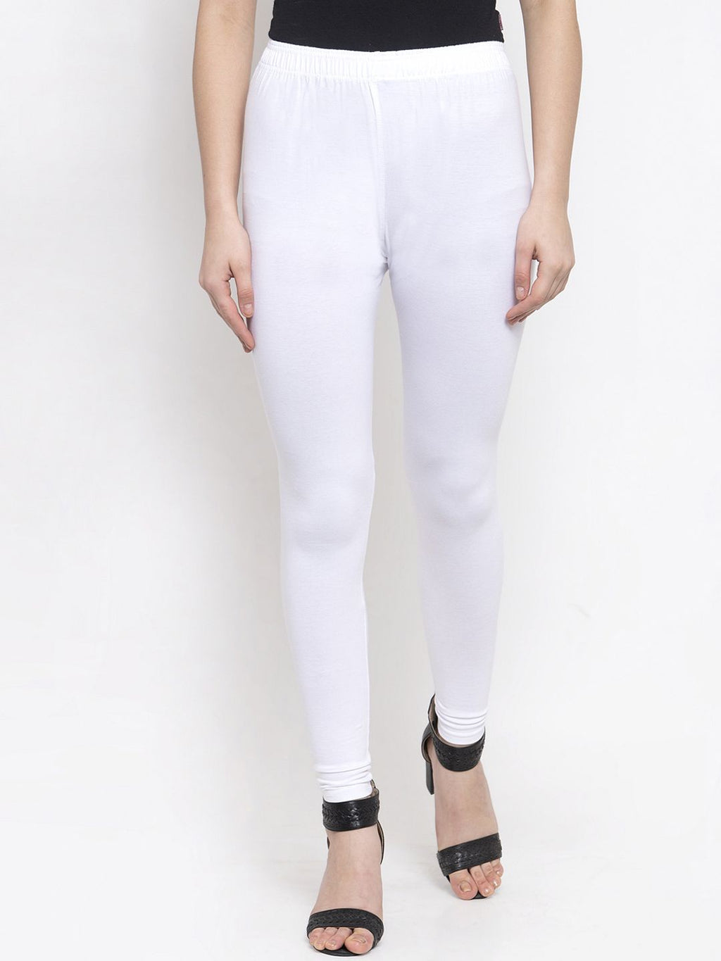 TAG 7 Women Pack Of 2 Solid Churidar-Length Leggings | Grocsy