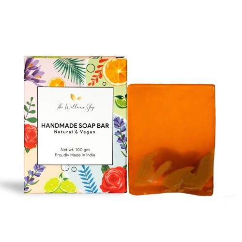 The Wellness Shop Vitamin C Enriched Orange Peel Handmade Soap | Grocsy