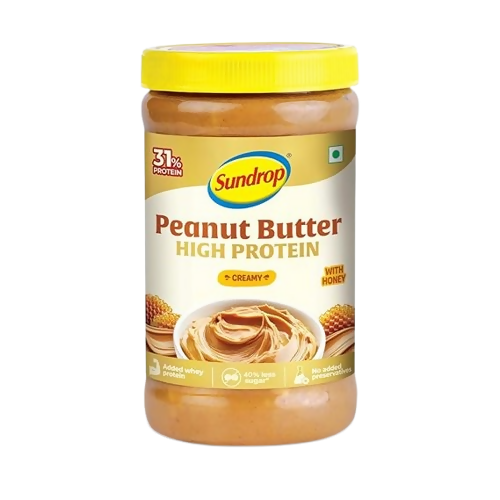 Sundrop High Protein Creamy Peanut Butter With Honey | Grocsy
