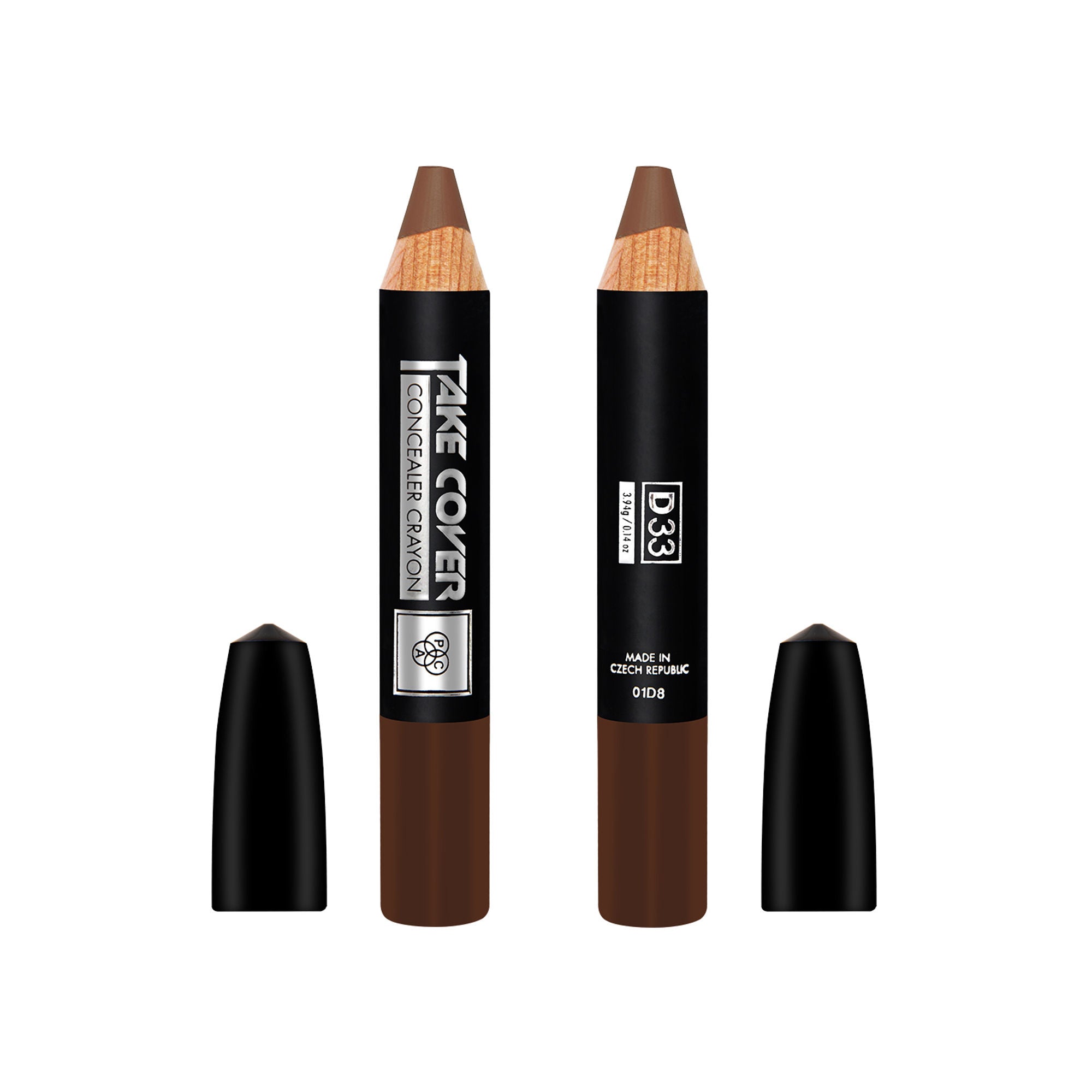 PAC Studio Take Cover Concealer Crayon - D33 Dark | Grocsy
