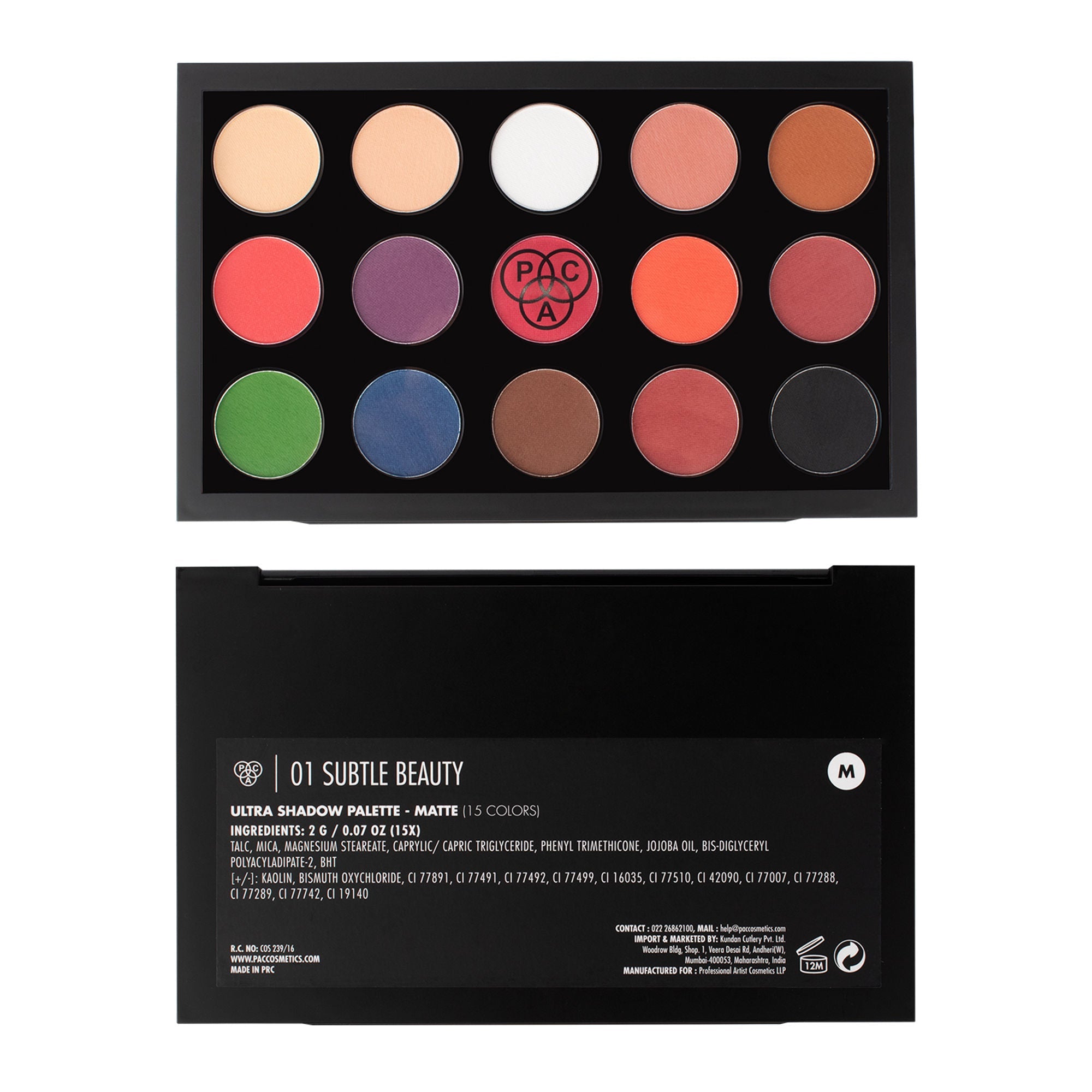 PAC Studio Ultra Shadow X15- [M] - 01 Subtle Beauty | Grocsy