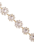 NVR Women's Gold-Polished Traditional Trending Matha Patti | Grocsy
