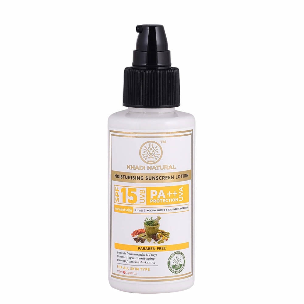 Khadi Natural Moisturising Sunscreen Lotion SPF 50 | Grocsy