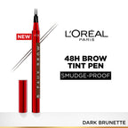 L'Oreal Paris Infaillible Faux Brow Eyebrow Pen For Natural & Full Brows - Dark Brunette | Grocsy