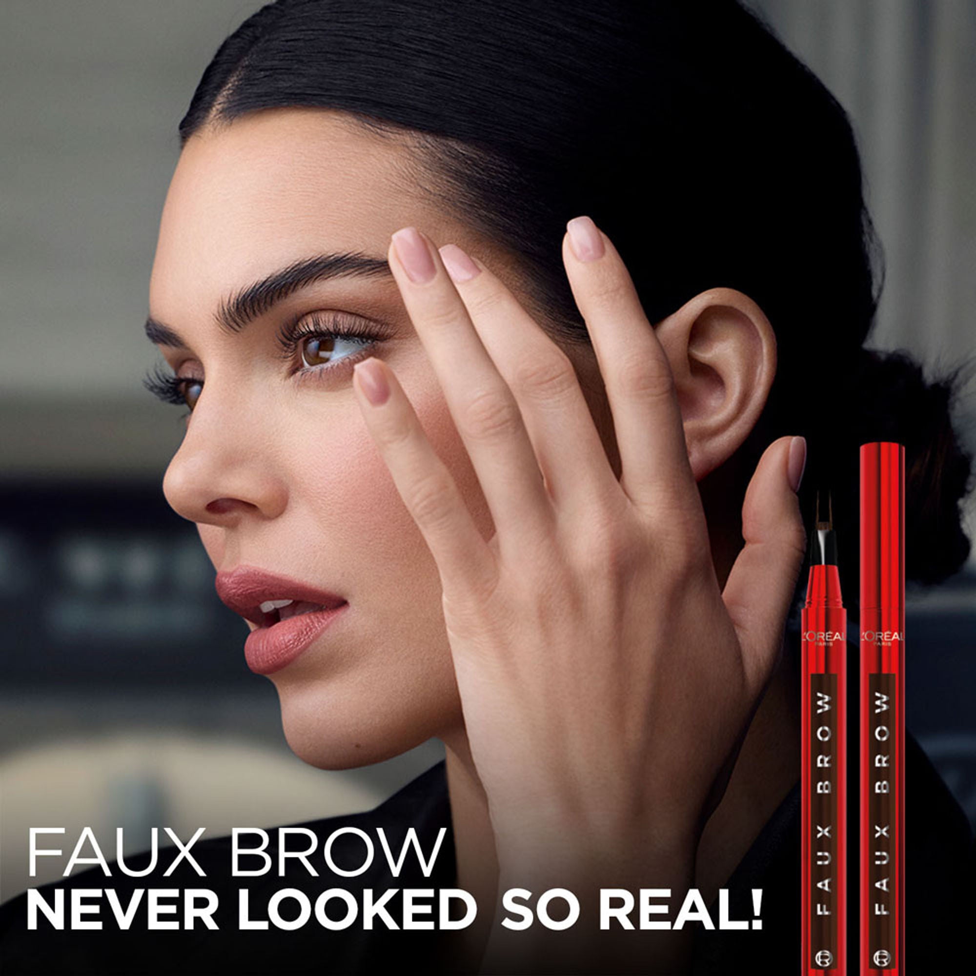 L'Oreal Paris Infaillible Faux Brow Eyebrow Pen For Natural & Full Brows - Dark Brunette | Grocsy