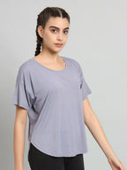 MKH Drop-Shoulder Sleeves Relaxed Fit Dri-FIT T-shirt | Grocsy