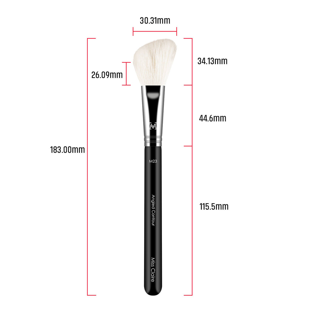Miss Claire M23 - Angled Contour Brush - Chrome | Grocsy
