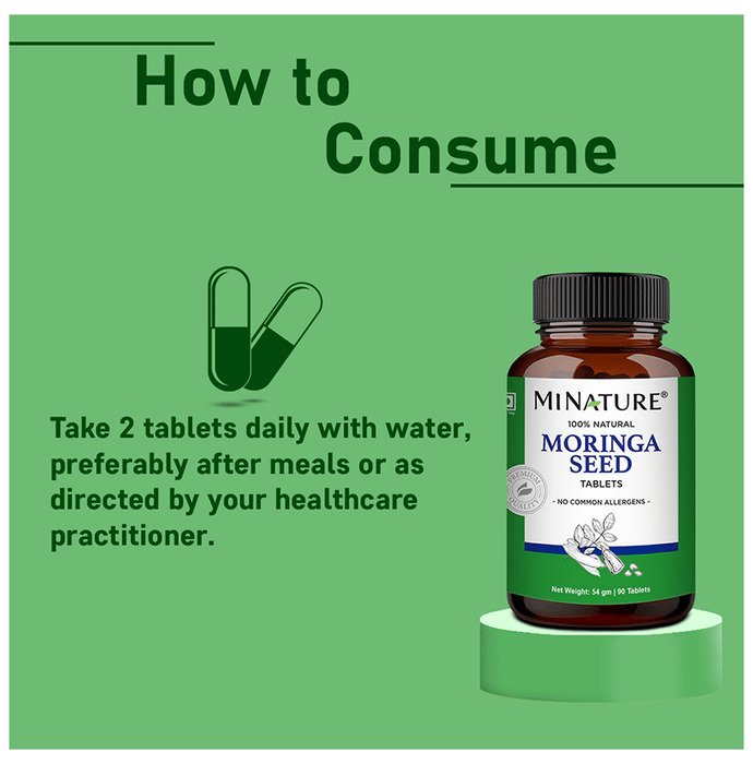 Minature Moringa Seed Tablets | Grocsy