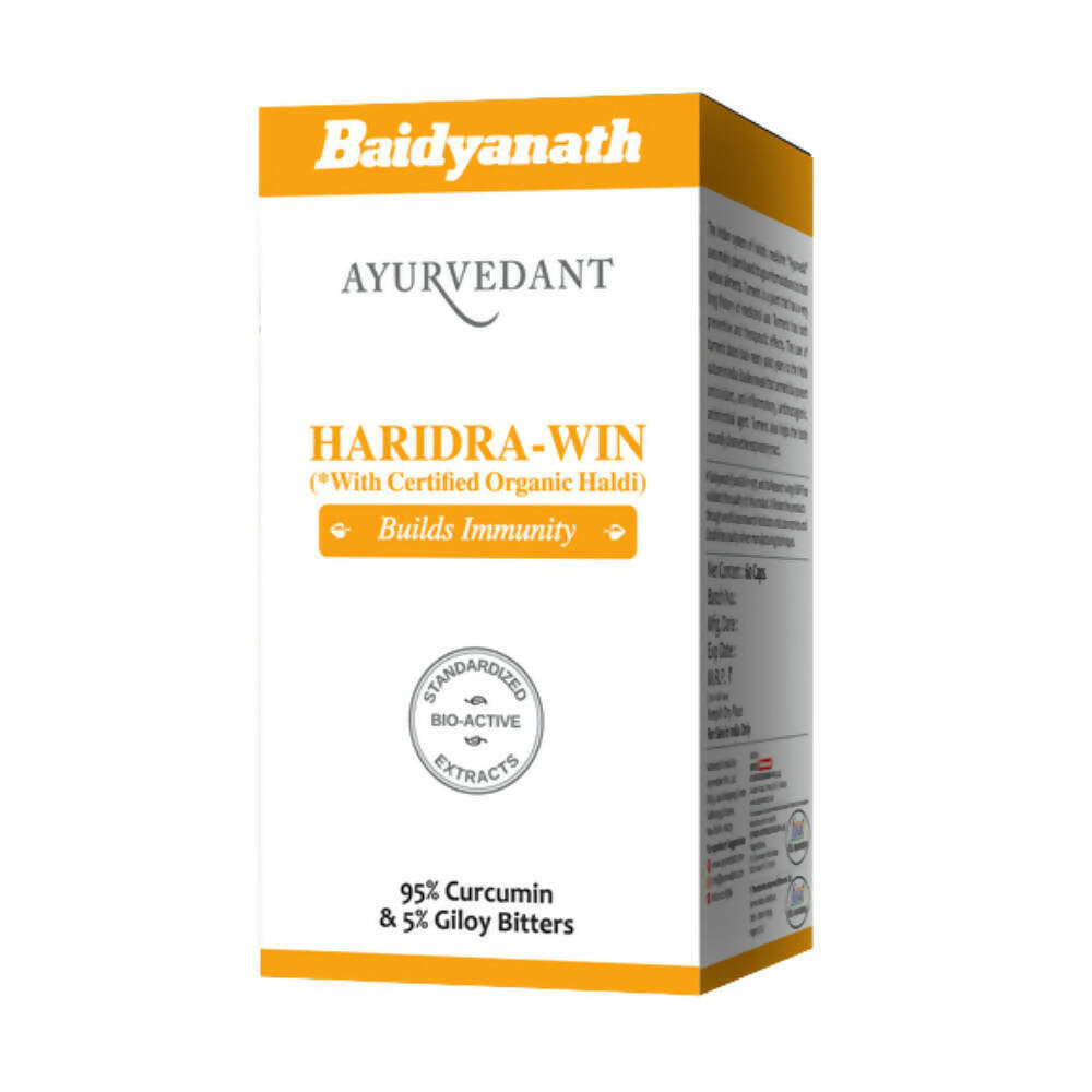 Baidyanath Jhansi Ayurvedant Haridra-Win Capsules | Grocsy