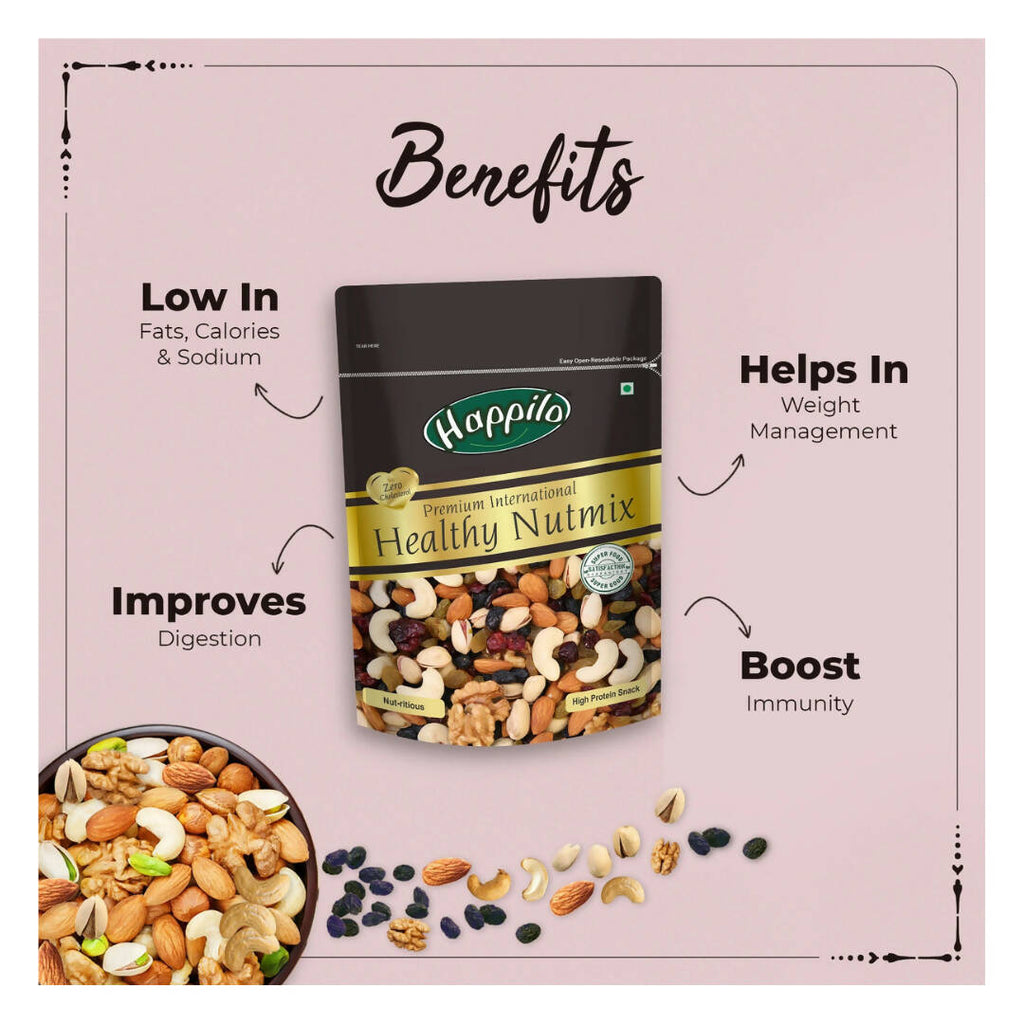 Happilo Healthy & Nutritious Premium Nut Mix | Grocsy