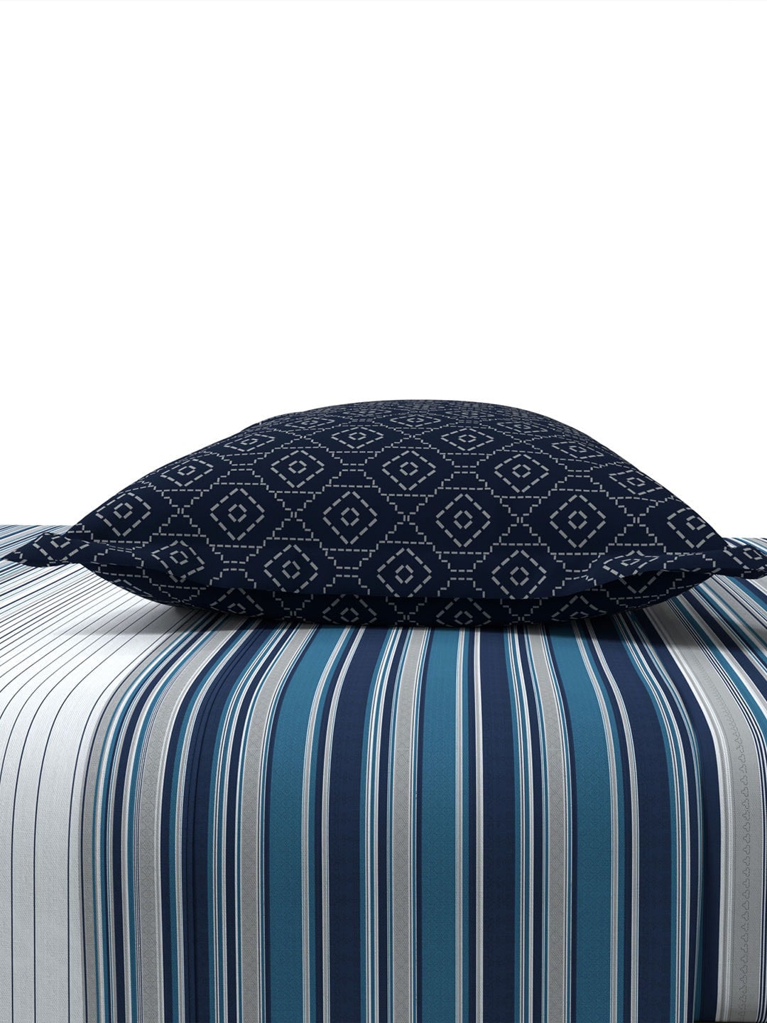 MYTRIDENT Unisex Blue Bedsheets | Grocsy