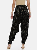 Souchii Black Woven Design Patiala | Grocsy