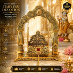 Chhariya Crafts Metal Laddu Gopal Krishna Swing Jhula for Janmashtami Pooja | Grocsy