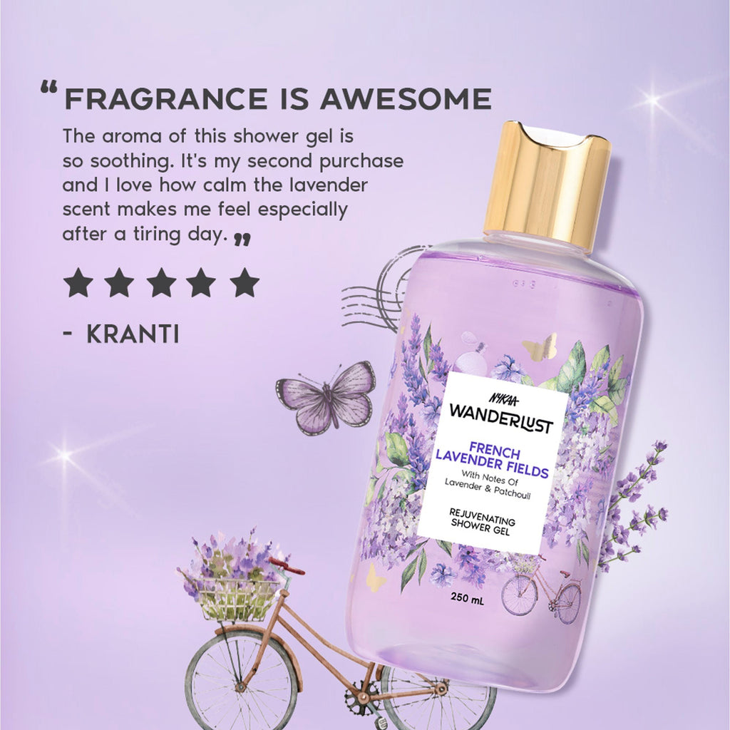 Wanderlust Shower Gels - French Lavender | Grocsy
