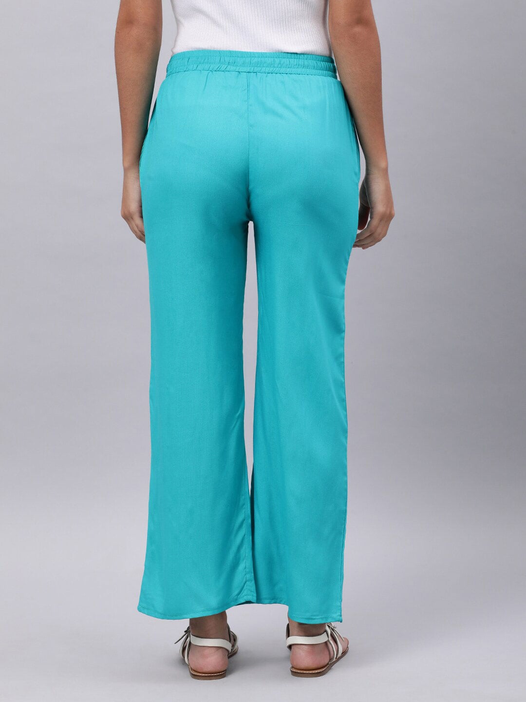 Souchii Blue Liva Palazzos | Grocsy