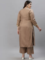 Sztori Ethnic Motifs Printed Regular Kurta with Palazzos | Grocsy