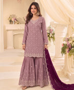 KC Designer Pink 3 Piece Salwar Suit For Women Indian Wear | Grocsy