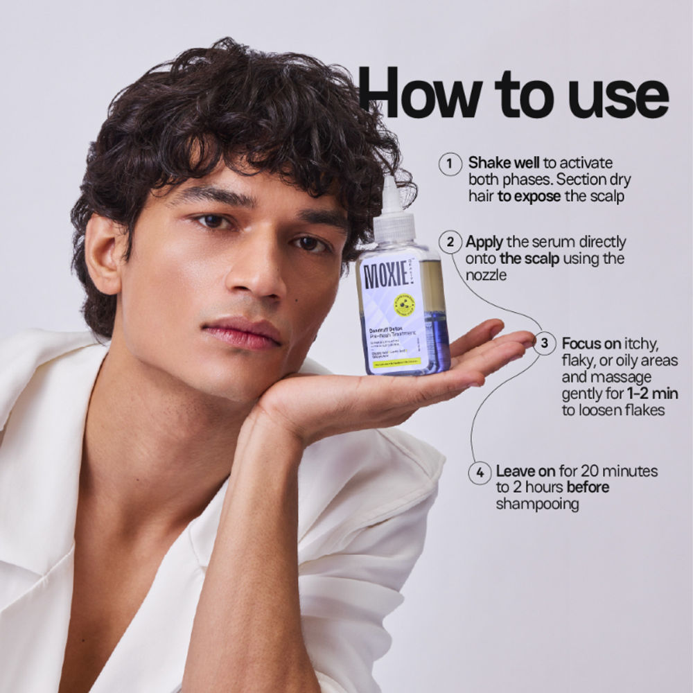 Moxie Beauty Dandruff Detox Pre-Wash Treatment | Grocsy