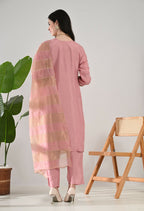 Joban Fashion Onion Premium Pure Viscose Print Dola With Handwork Kurta Set | Grocsy