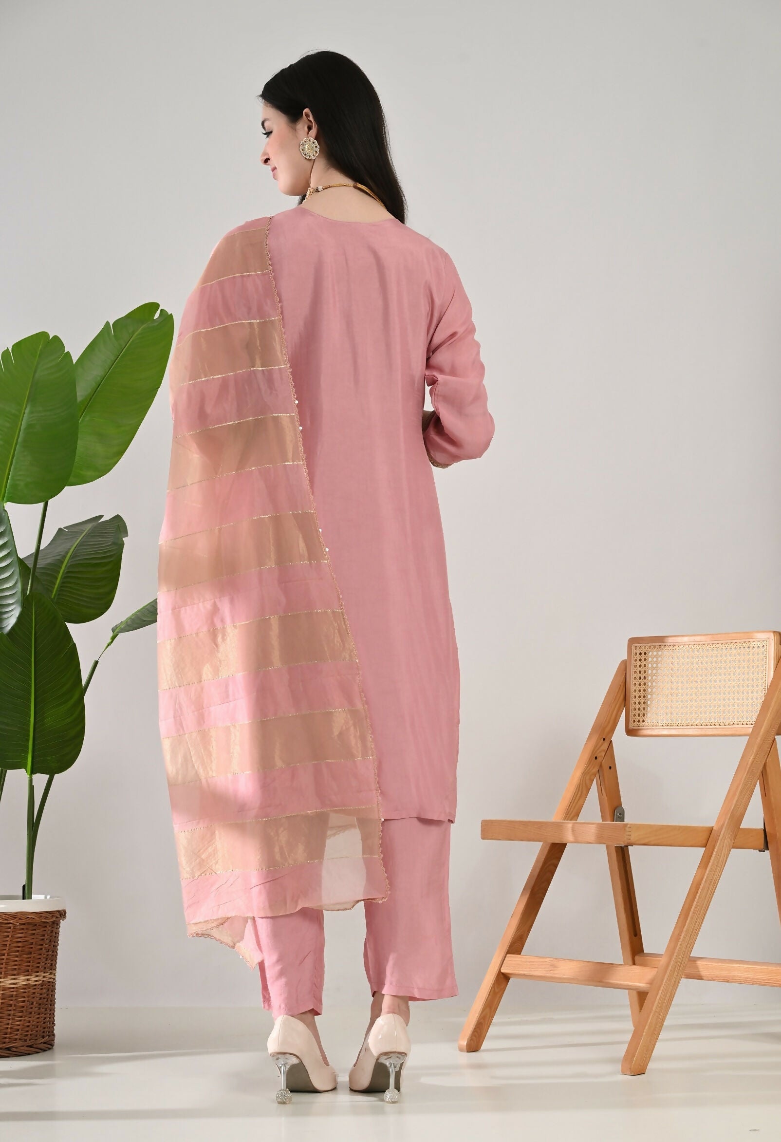 Joban Fashion Onion Premium Pure Viscose Print Dola With Handwork Kurta Set | Grocsy
