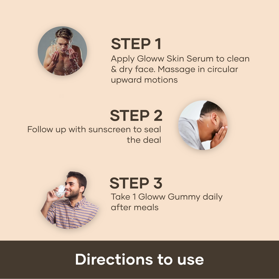 Mars By GHC Glow Getter Men's Skincare Kit | Grocsy