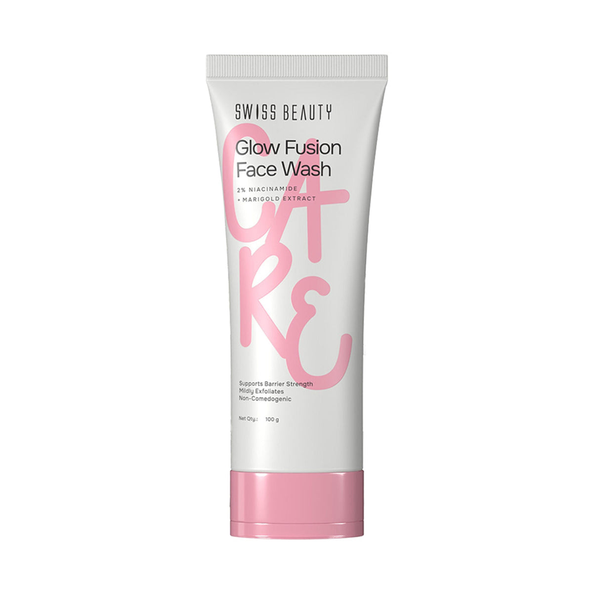 Swiss Beauty Care Glow Fusion Face Wash - 2% Niacinamide & Marigold Extract | Grocsy