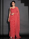 Tikhi Imli Ethnic Motifs Printed Ready To Wear Saree | Grocsy