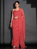 Tikhi Imli Ethnic Motifs Printed Ready To Wear Saree | Grocsy
