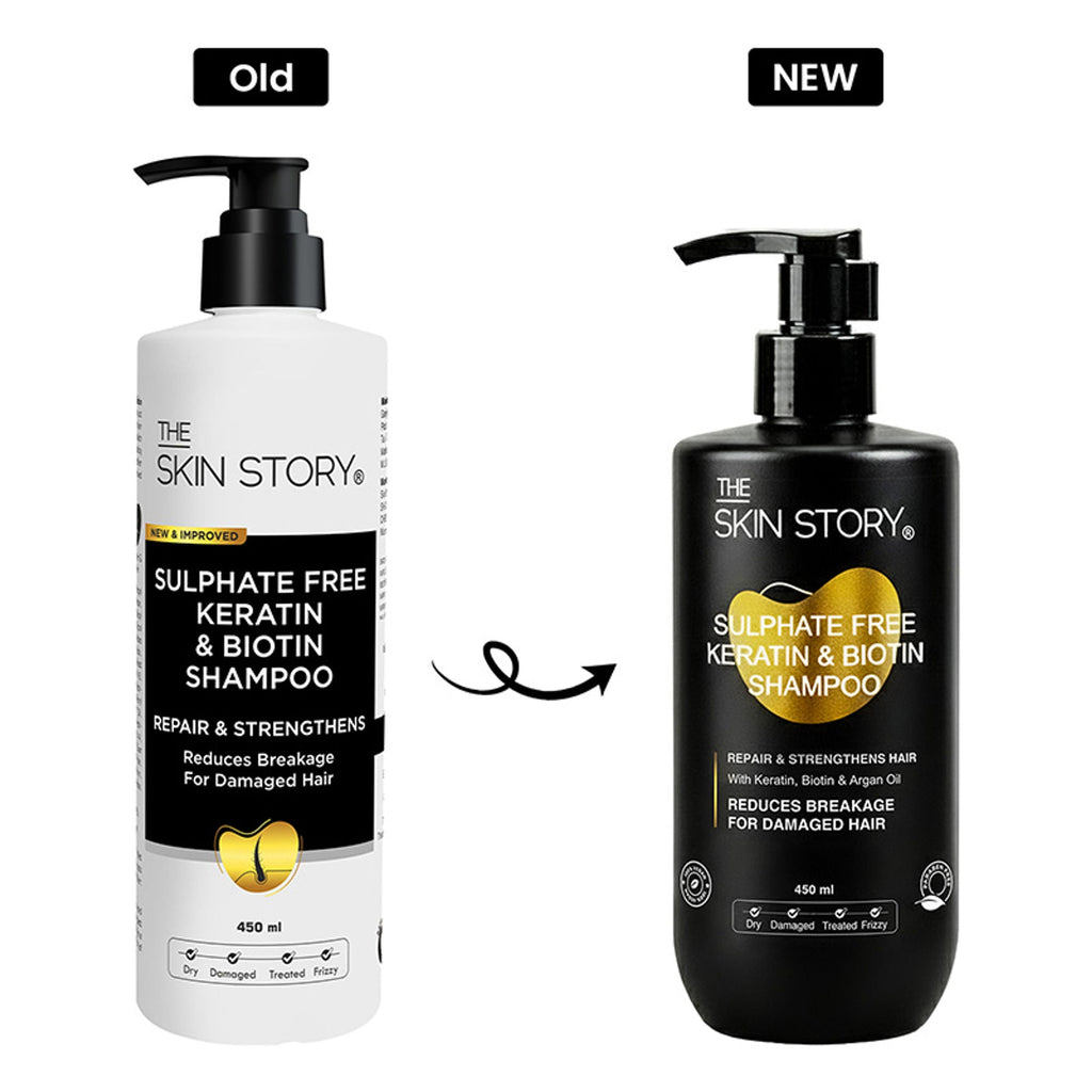 The Skin Story Sulphate Free Keratin Smooth Shampoo | Grocsy