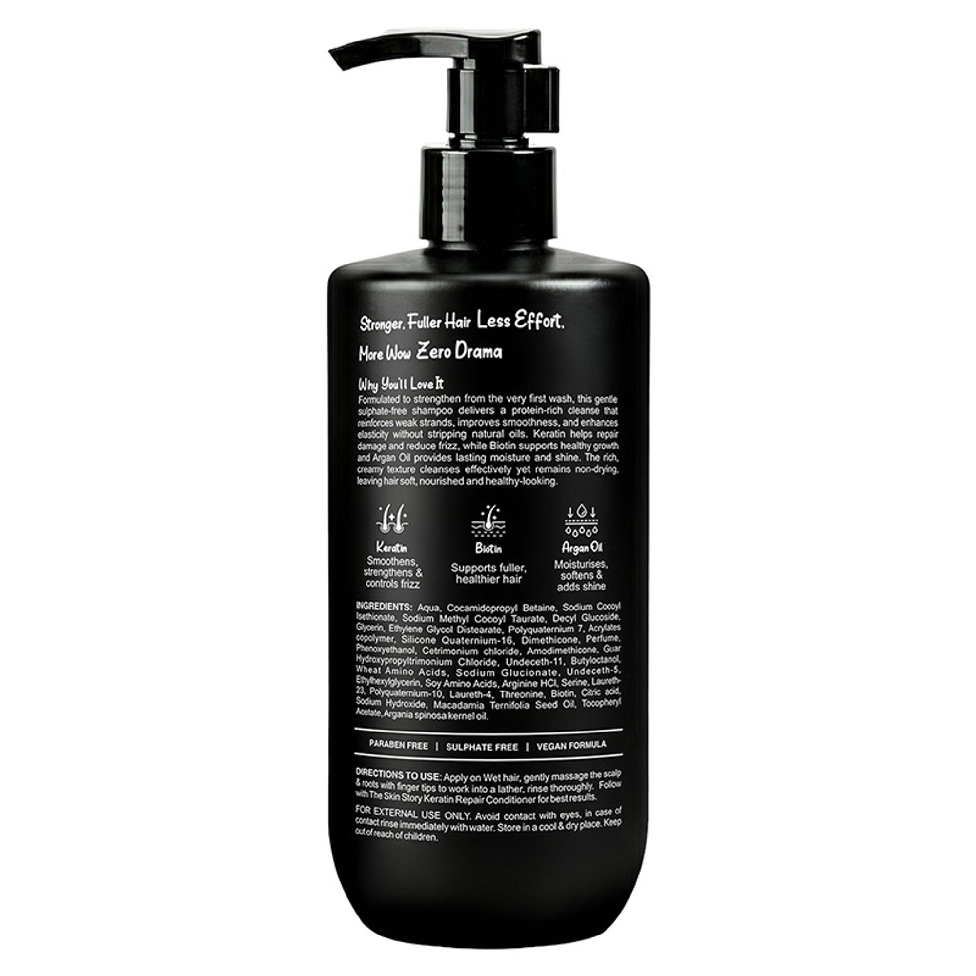 The Skin Story Sulphate Free Keratin Smooth Shampoo | Grocsy