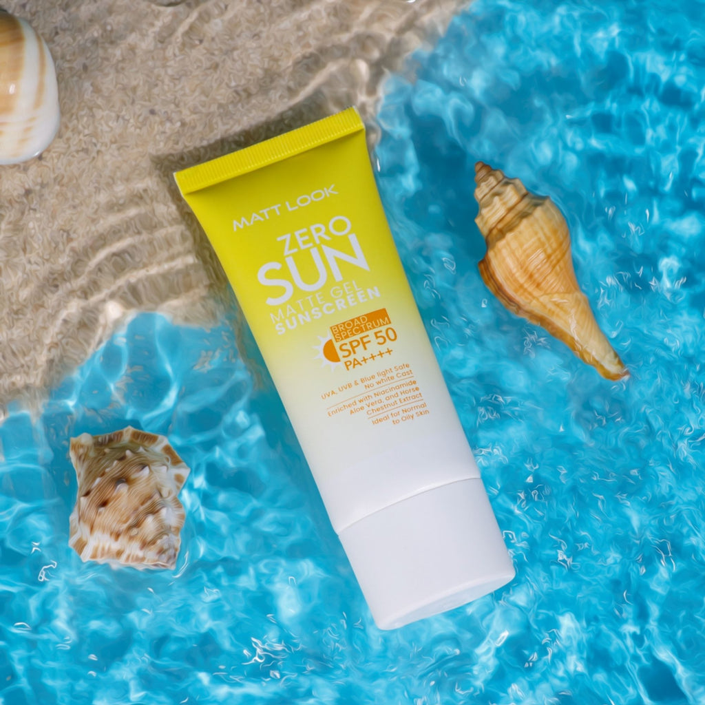 Matt Look Zero Sun Matte Gel SPF 50 PA++++ Sunscreen | Grocsy