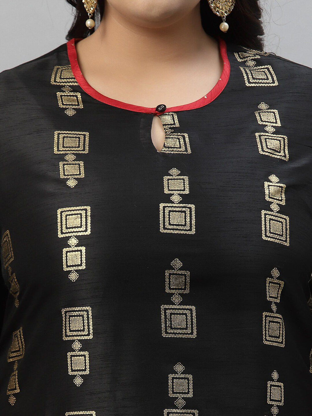 Sztori Plus Size Floral Printed Regular Kurta with Trousers & With Dupatta | Grocsy