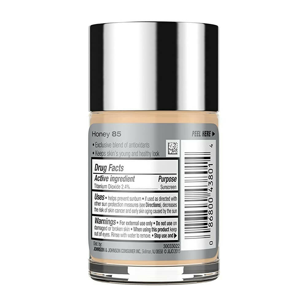 Neutrogena Healthy Skin Liquid Makeup Foundation, Broad Spectrum SPF 20 Feverfew, 85 Honey | Grocsy