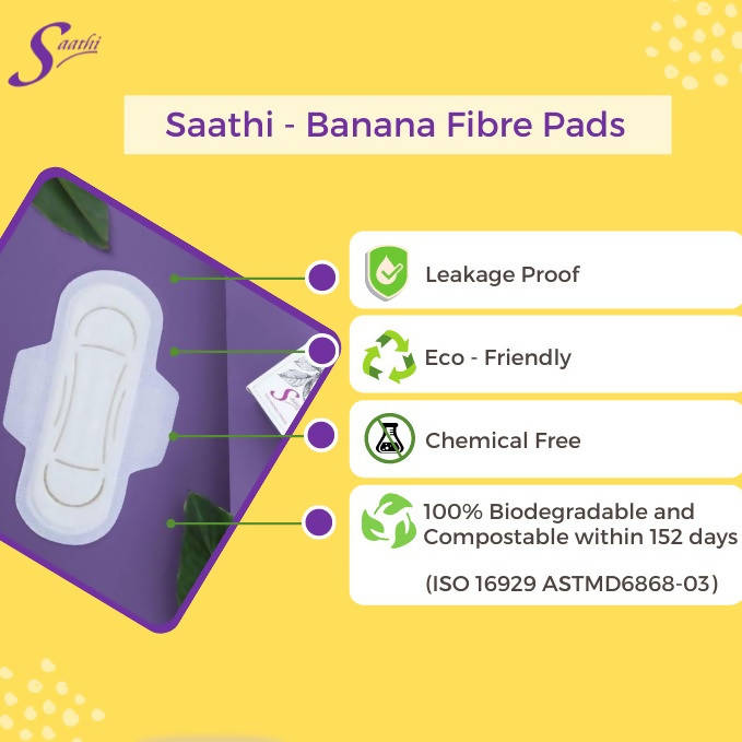 Saathi Sanitary Napkins Trial Pack | Grocsy