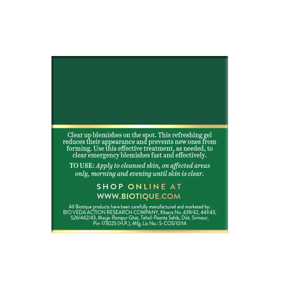 Biotique Advanced Organics Tea Tree Targeted Skin Clearing Gel | Grocsy