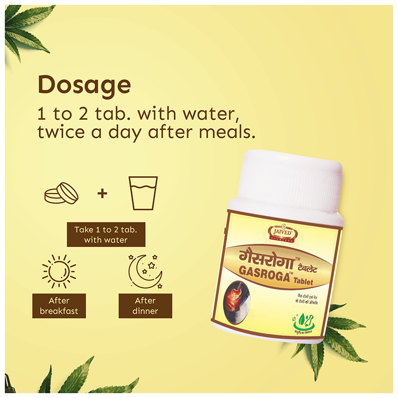 Jaived Ayurveda Gasroga Tablet | Grocsy