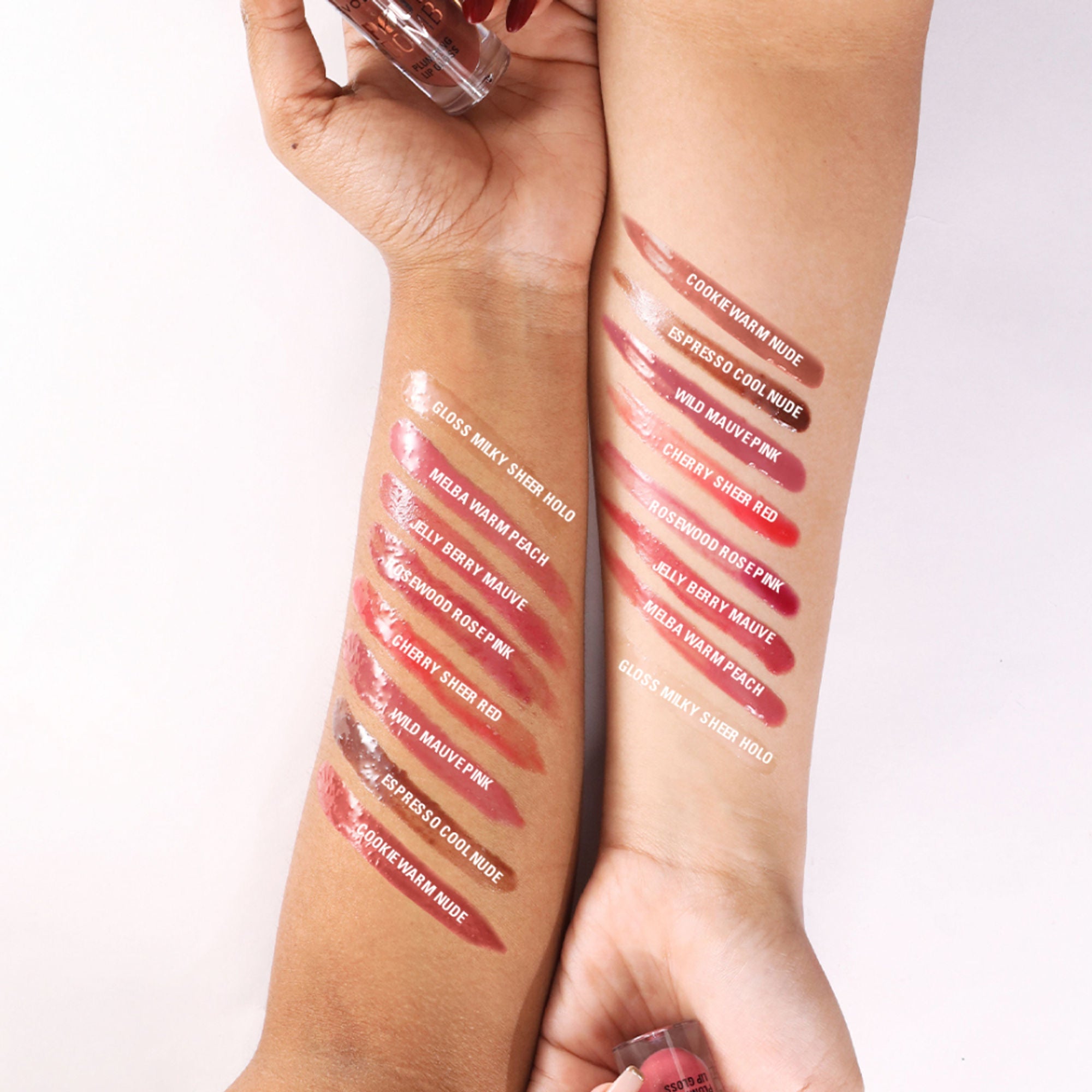 Makeup Revolution Pout Bomb Plumping Gloss - Milky Sheer Holo | Grocsy