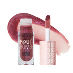 Makeup Revolution Pout Bomb Shimmer Lip Gloss - Berry Lusture | Grocsy