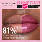 Makeup Revolution Pout Bomb Shimmer Lip Gloss - Berry Lusture | Grocsy