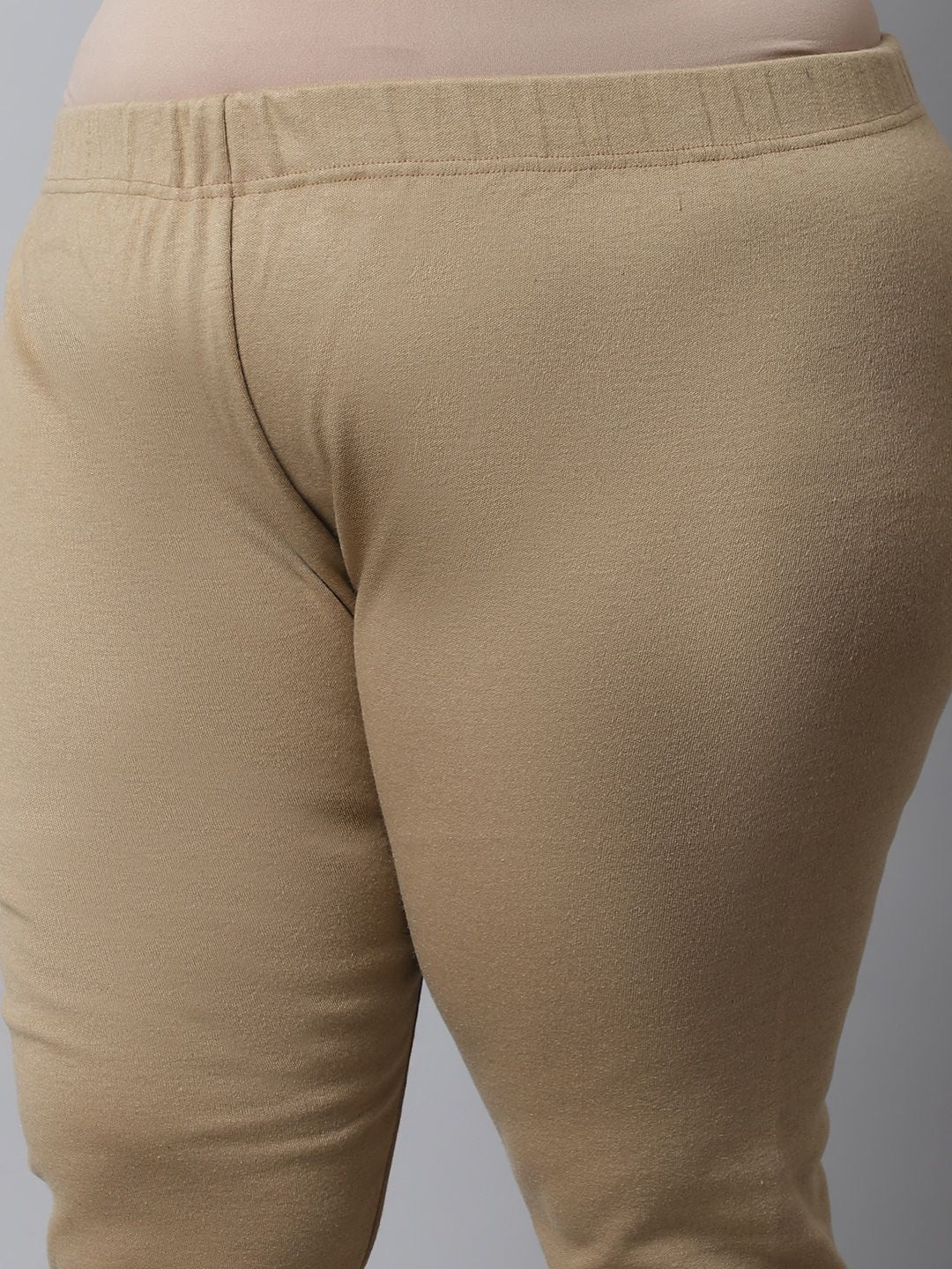 TAG 7 Plus Size Women Pack of 2 Solid Ankle-Length Leggings | Grocsy